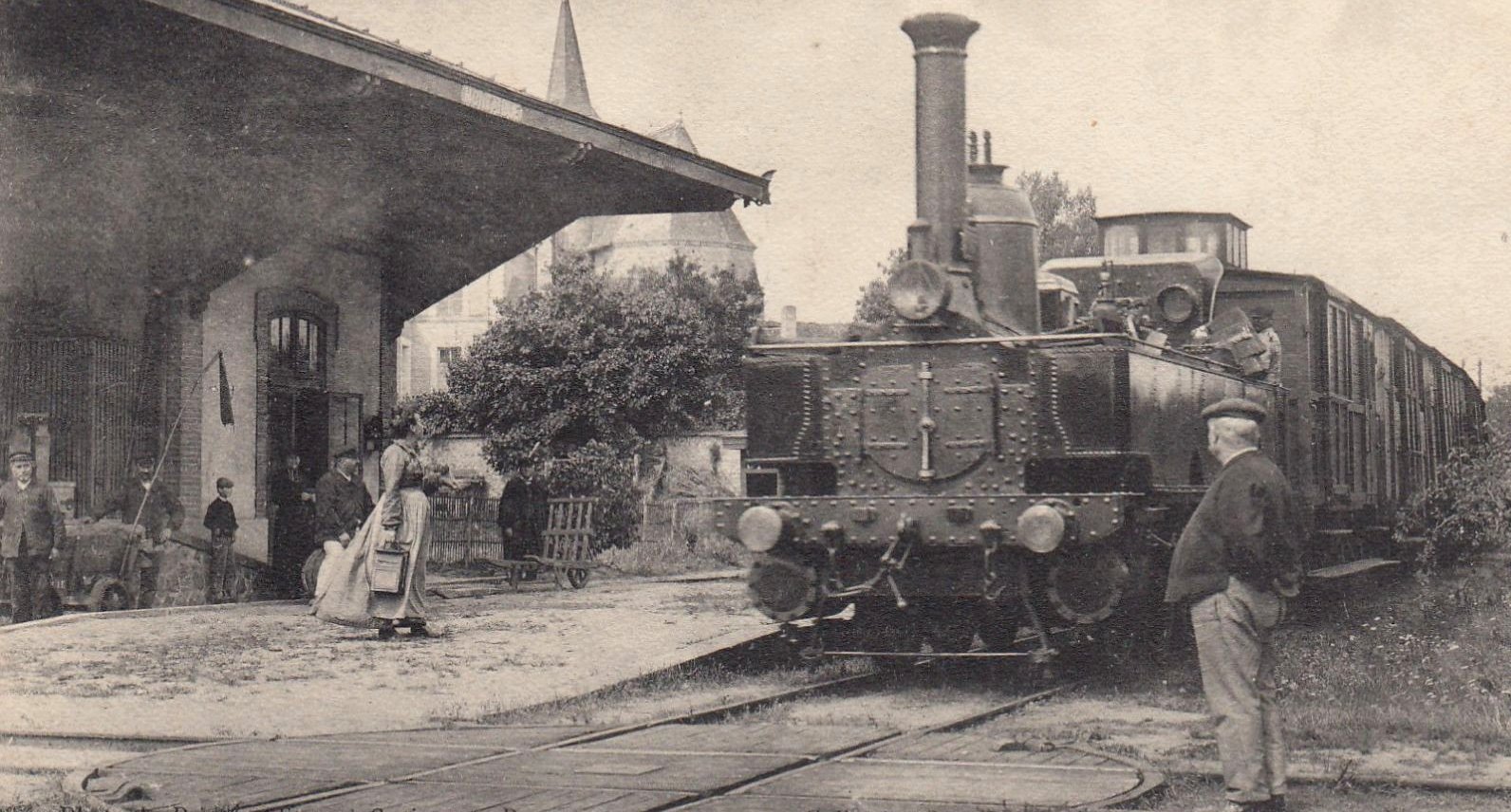 Courrier-Convoyeur-Ligne Saint-Calais à Connerré - Gare de Montaillé